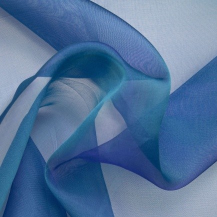 Organza uni, changeant