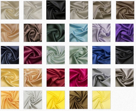 Farbkarte China Crepe Satin