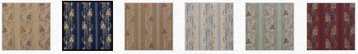 Deko Silk - Floral Stripe -